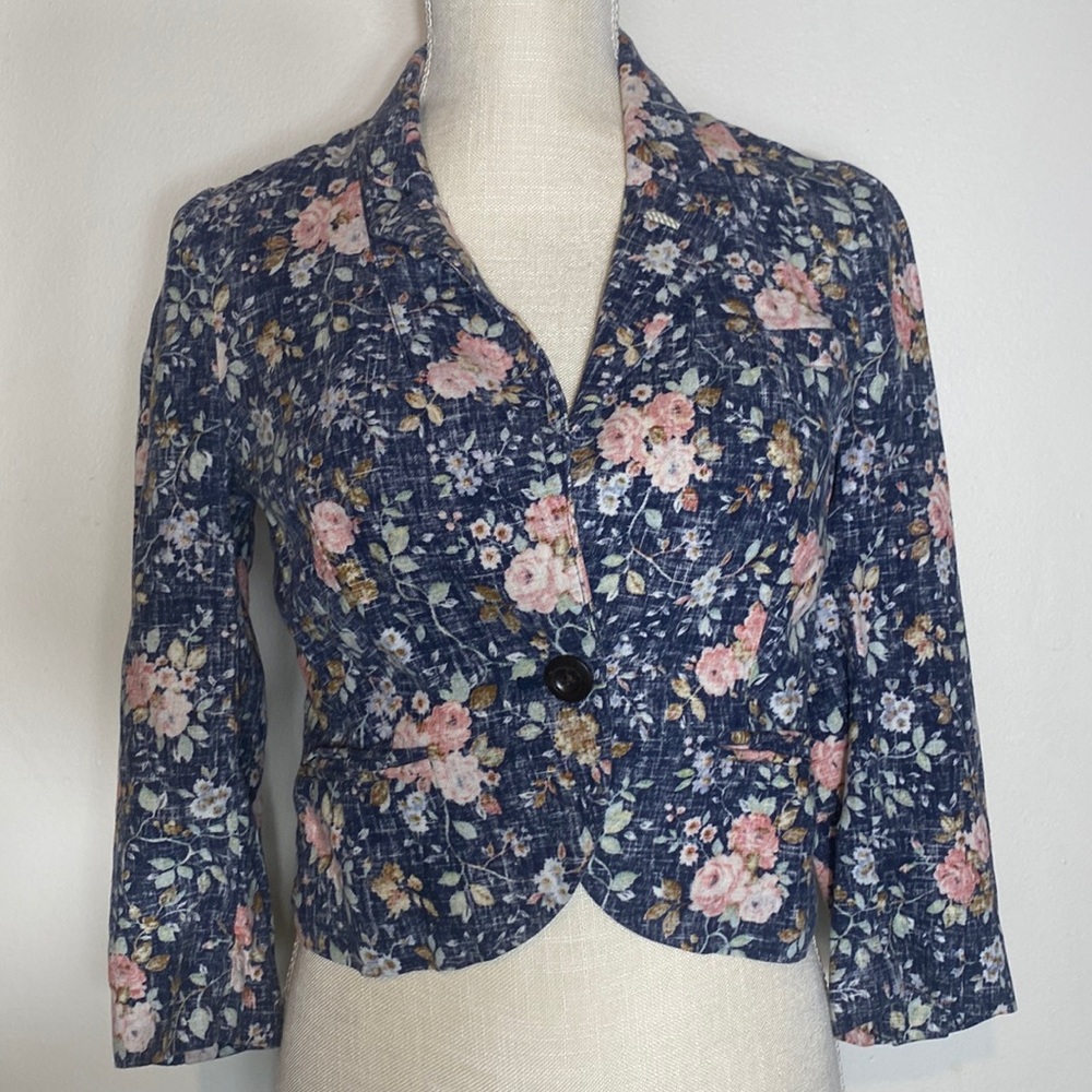 Daughters Of The Liberation Floral Blazer - Picture 1 of 11